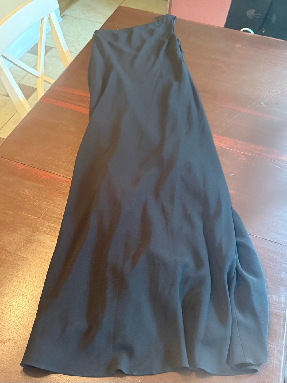 Ralph Lauren Black Maxi Dress with Flowing Hem